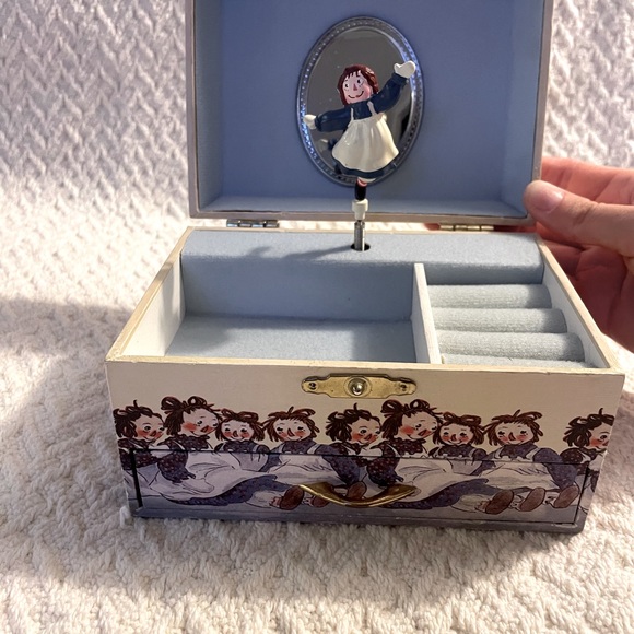 Vintage Raggedy Ann- Jewelry box- Music box- (1969) Simone&Schuster - Picture 8 of 8